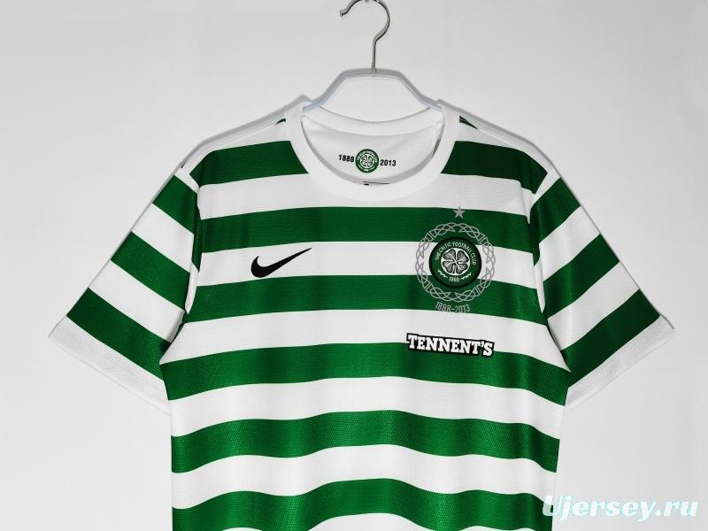 Retro 2012/13 Celtic Home 125th Anniversary Soccer Jersey