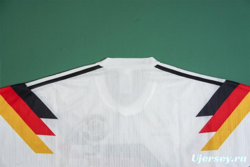 Retro 1990 Germany Home Soccer Jersey