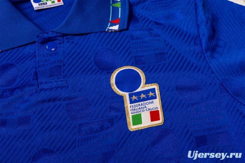 Retro 1994 Italy Home Soccer Jersey