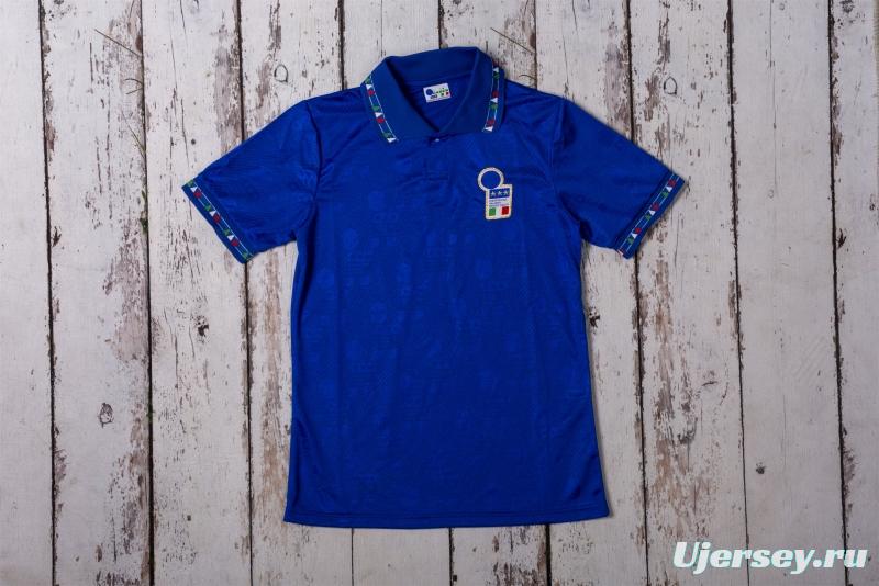 Retro 1994 Italy Home Soccer Jersey