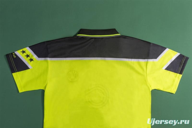 RETRO 96/97 Dortmund Champions League Home Soccer Jersey