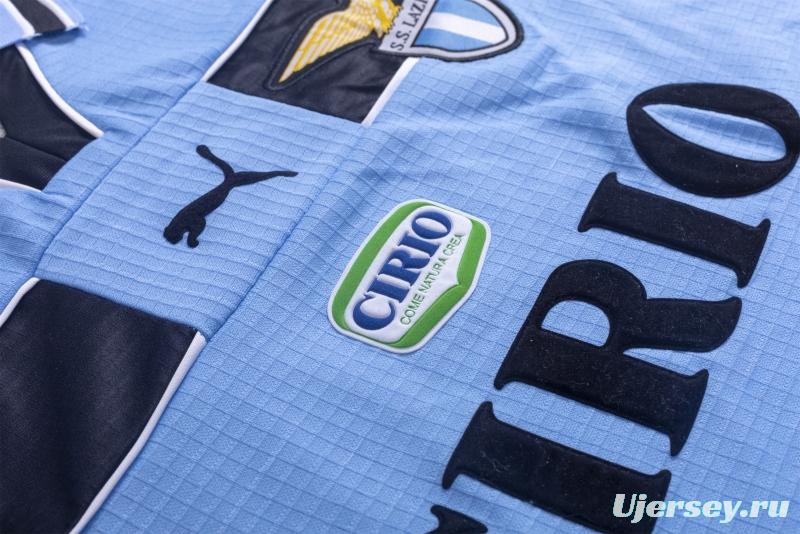 RETRO 98/00 Lazio Home Soccer Jersey