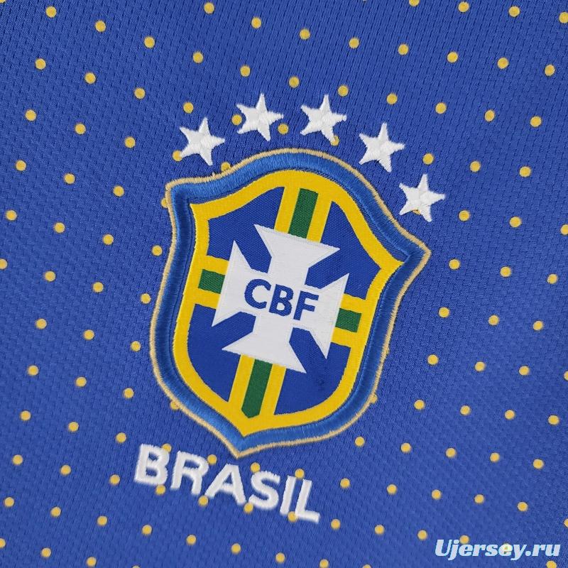 Retro 2010 Brazil Away Soccer Jersey