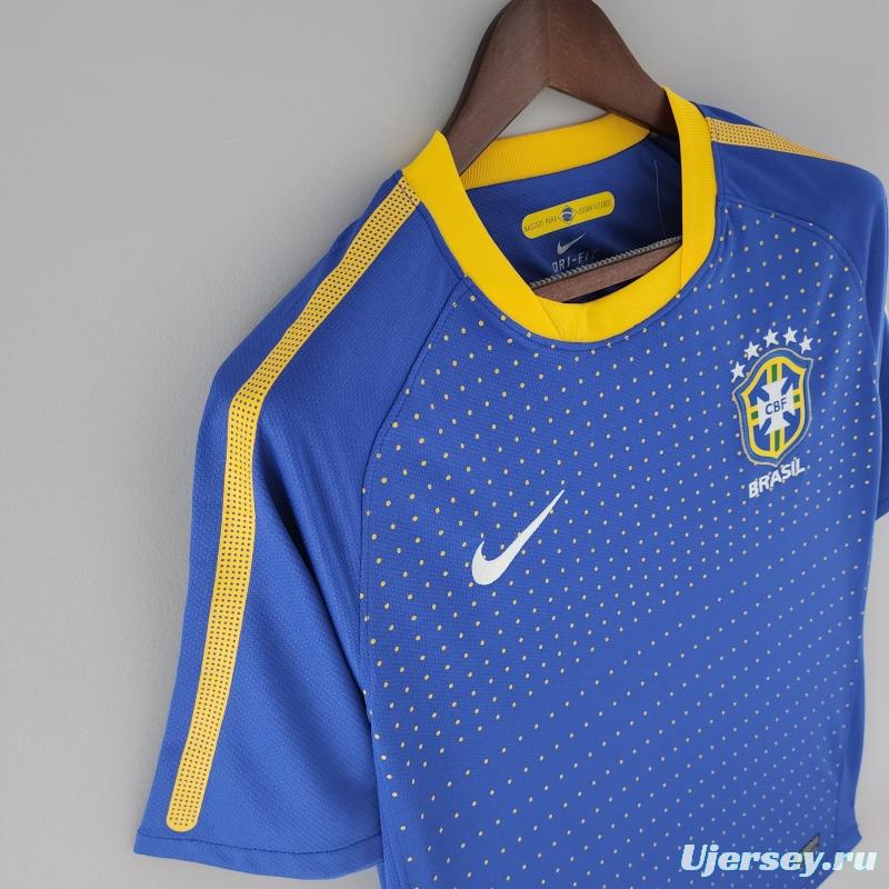 Retro 2010 Brazil Away Soccer Jersey