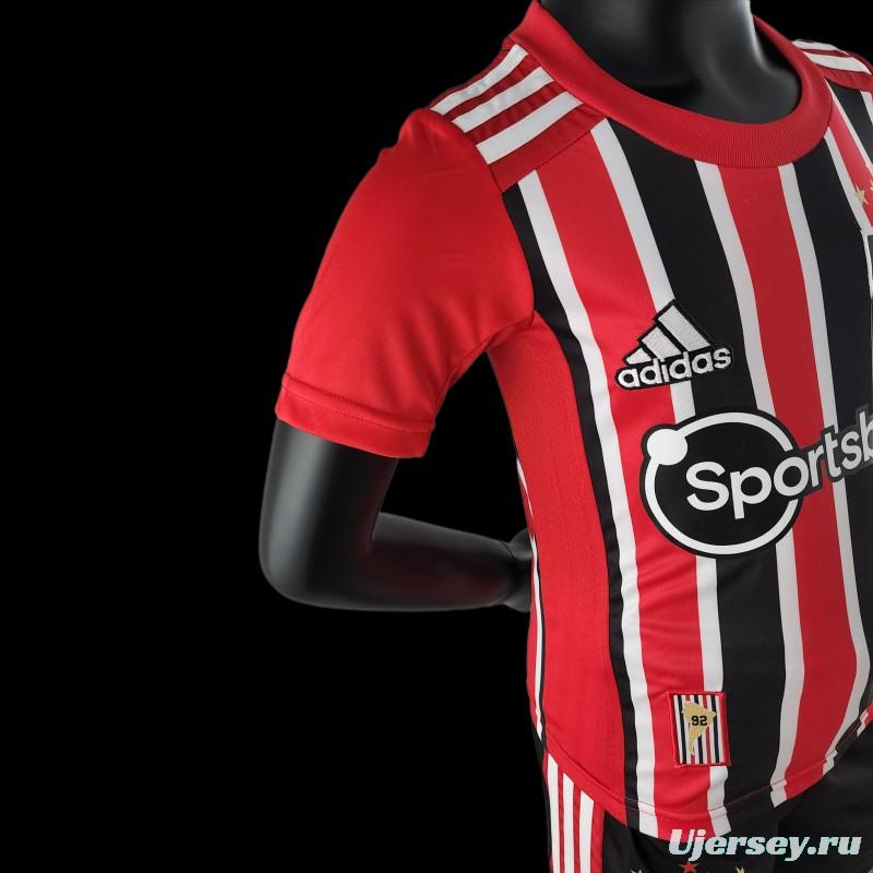 22/23 Kids Sao Paulo Away SIZE16-28 Soccer Jersey