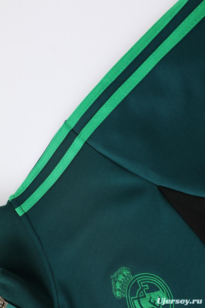 2022 Mexico Deep Green Full Zipper Tracksuit