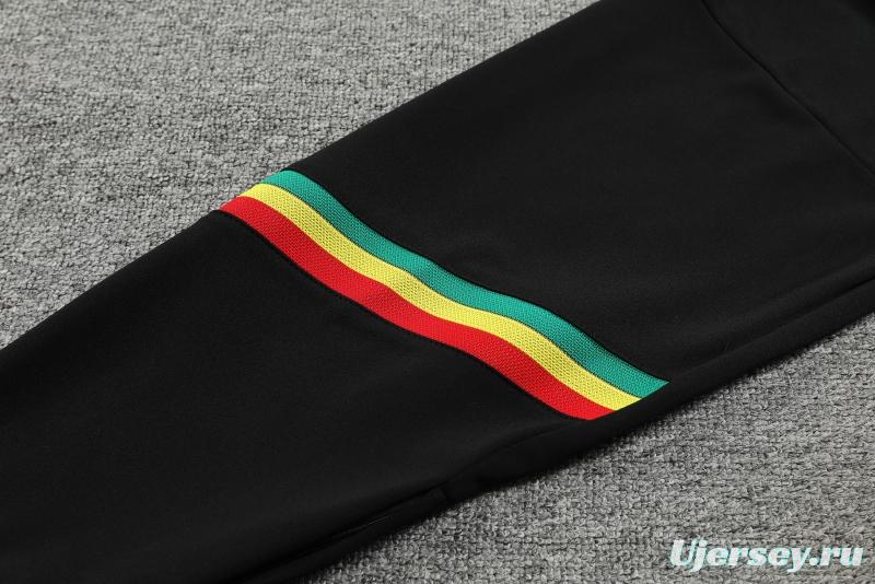 2022 Senegal White Half Zipper Tracksuit