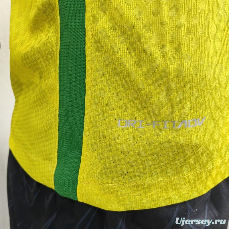 Player Version 2022 Brazil Yellow Special Jersey