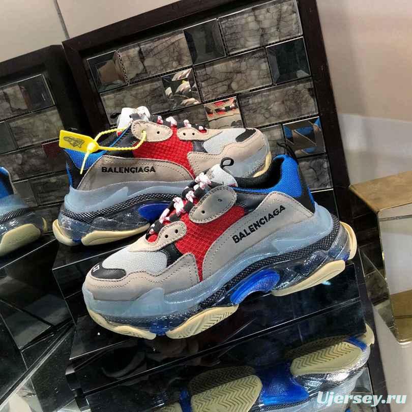 Men/Women Balenciaga Triple S Clear Sole Multi-Color Sneaker Item 6380380