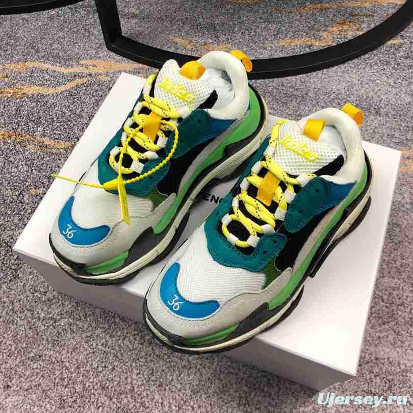 Men Balenciaga Triple-S Sneaker Green/Grey