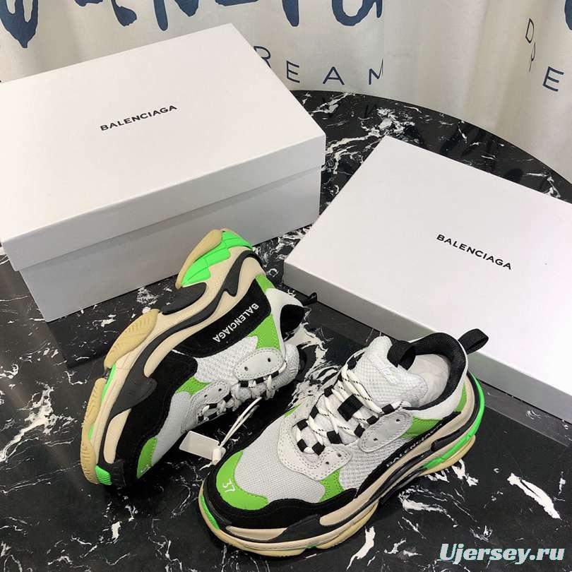 Men/Women Balenciaga Triple S Sneaker Green/Black