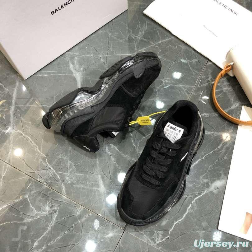 Men/Women Balenciaga Triple S 2.0 Black Sneaker