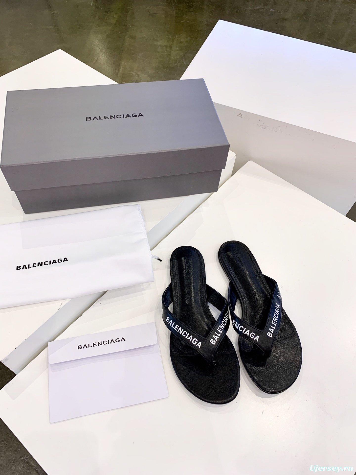 3 Color Men/Women Balenciaga Slipper White/Black/Silver