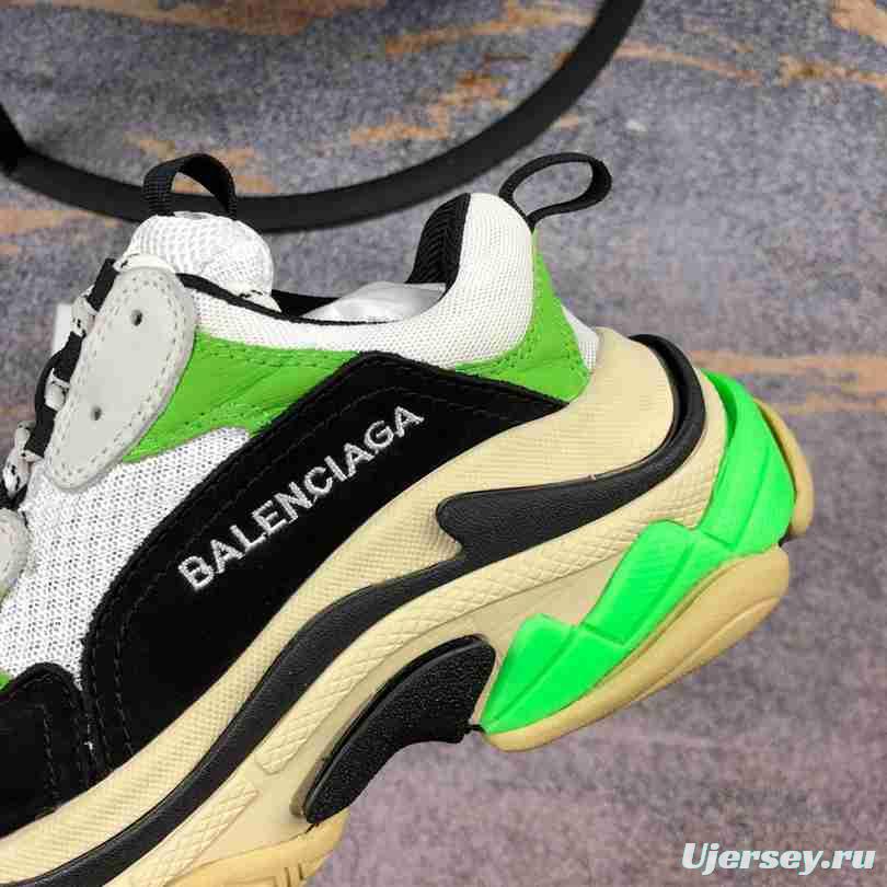 Men Balenciaga Triple-S Sneaker Green/Black