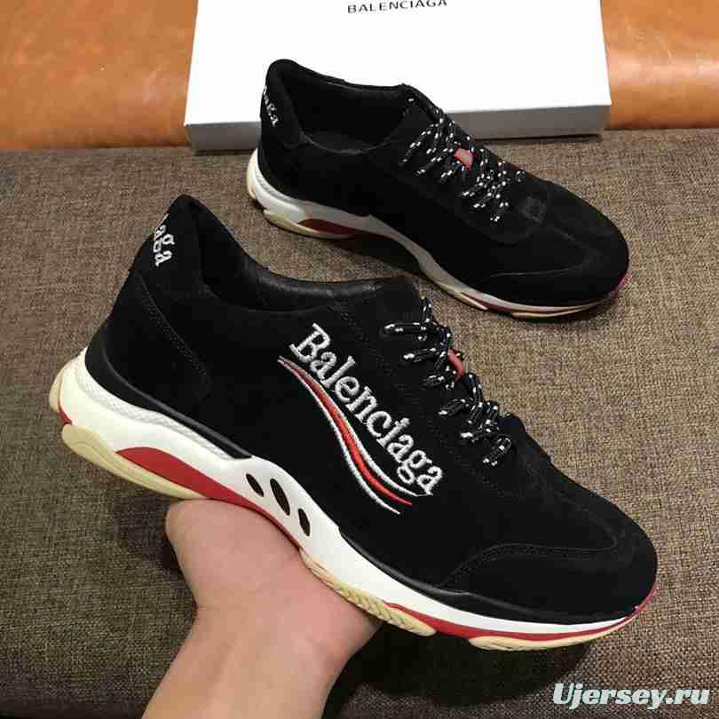 Men Balenciaga Triple S Black Sneaker Item 1216240