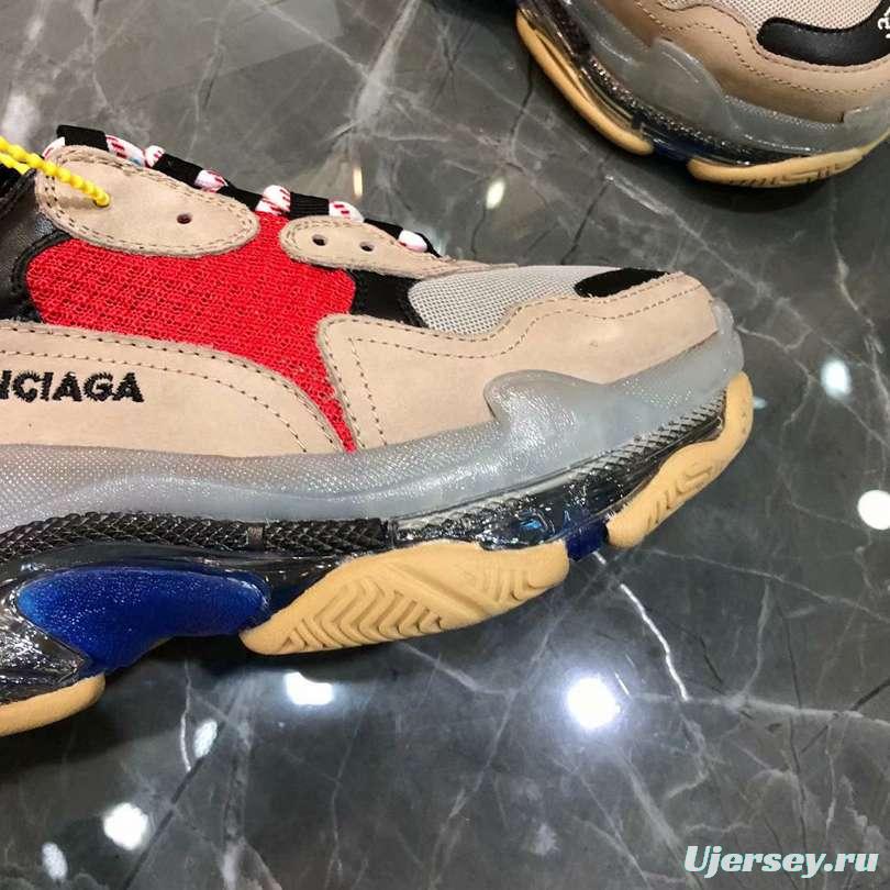 Men/Women Balenciaga Triple S Clear Sole Multi-Color Sneaker Item 6380380