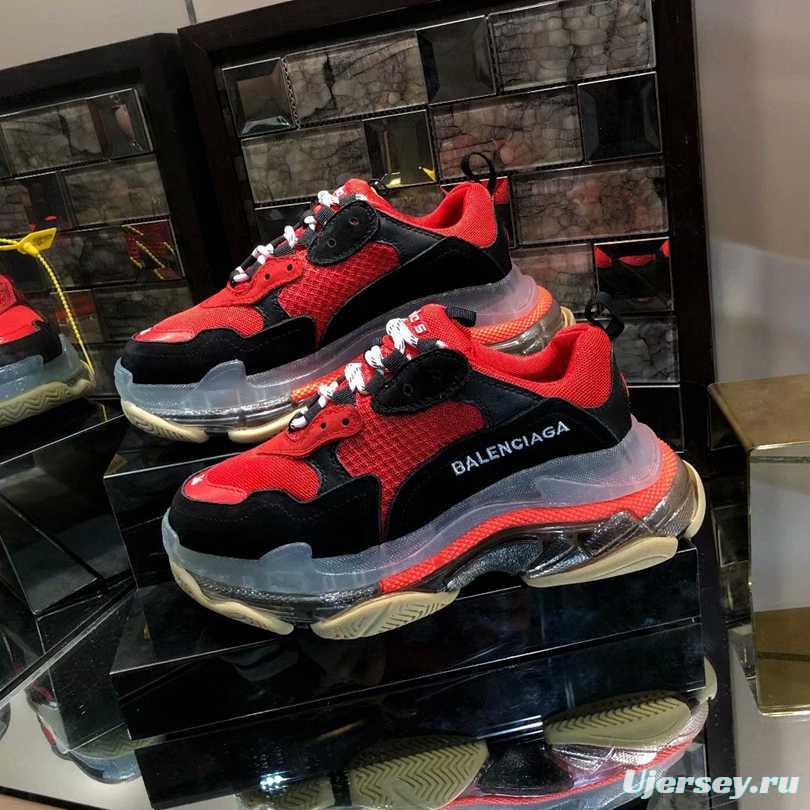 Men/Women Balenciaga Triple-S Sneaker Red/White Item 6380340