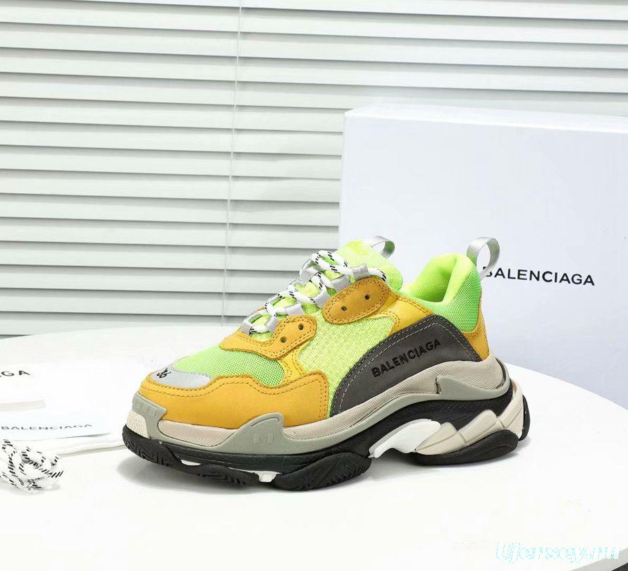 Men/Women Balenciaga Triple-S Sneaker Multi-Color Brown/Green Item 6380340