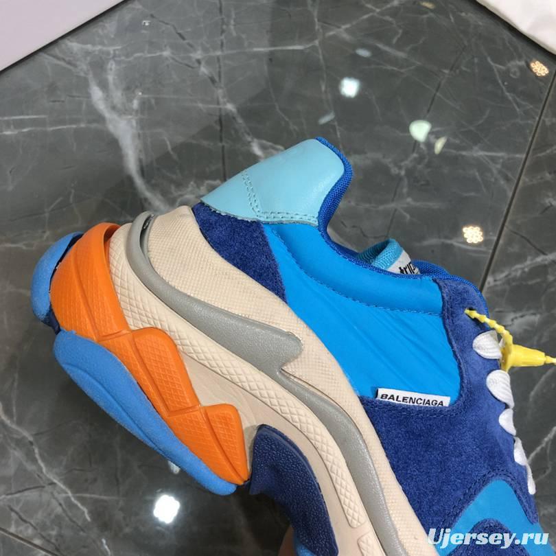 Men/Women Balenciaga Triple S Blue Sneaker Item 6380340