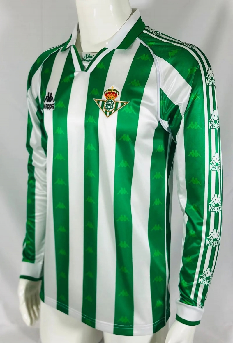 Retro 95/96 Real Betis Home Long Sleeve Jersey