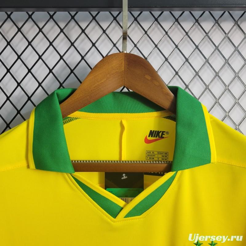Retro 1997 Brazil Home Jersey