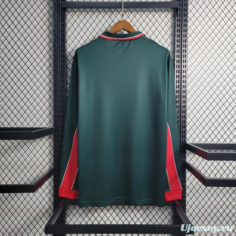 Retro Long Sleeve 1998 Morocco Home Soccer Jersey