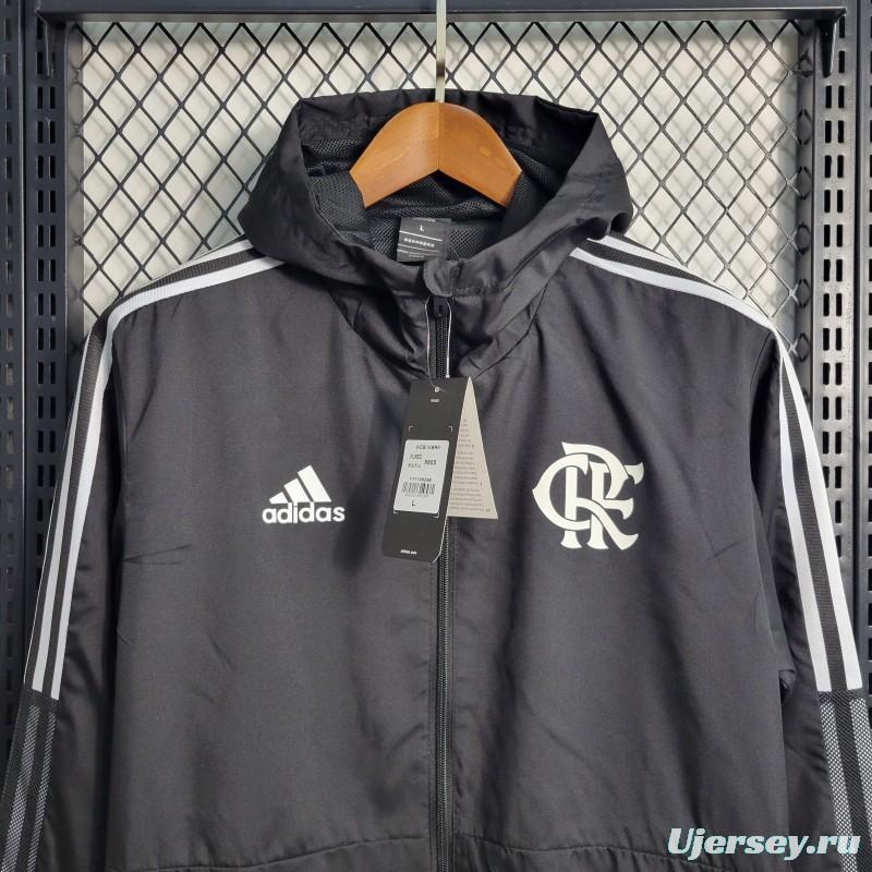 22-23 Flamengo Black Windbreaker