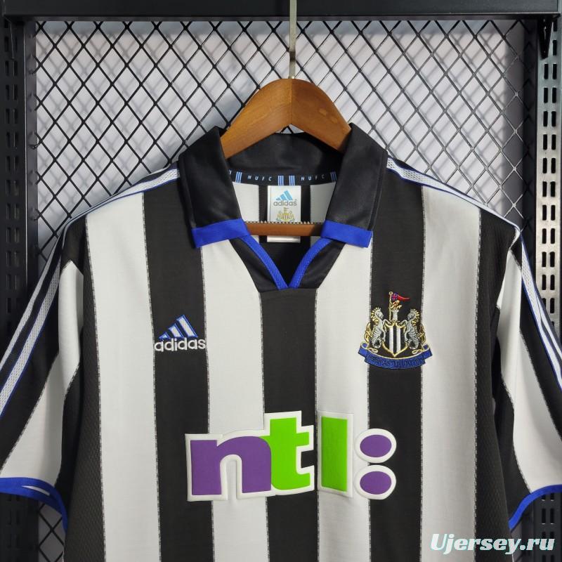 Retro 2000-01 Newcastle Home Soccer Jersey