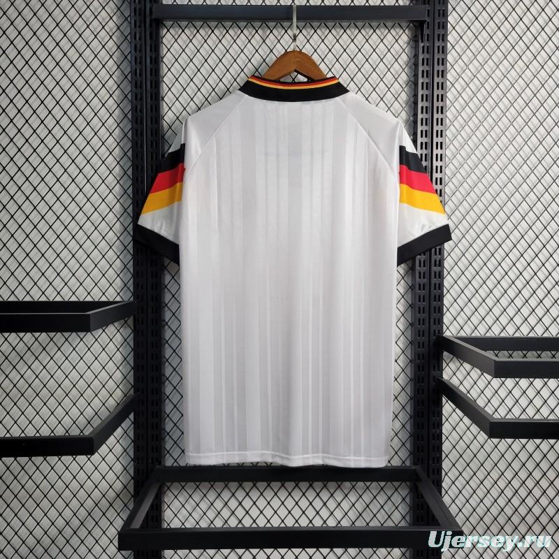 Retro 1992 Germany Home Soccer Jersey