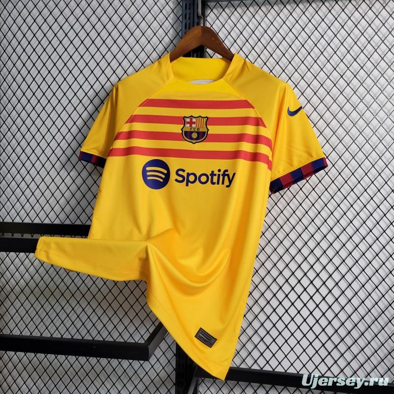 23-24 Barcelona Forth Yellow Jersey