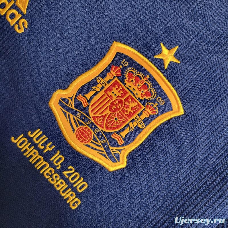 2022 Spain Blue Icon Remake 2010 Season Jersey