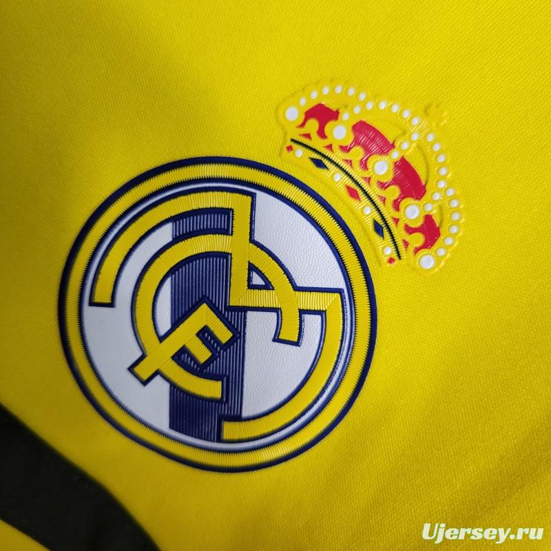 Retro 2011/12 Real Madrid Yellow Goalkeeper Jersey