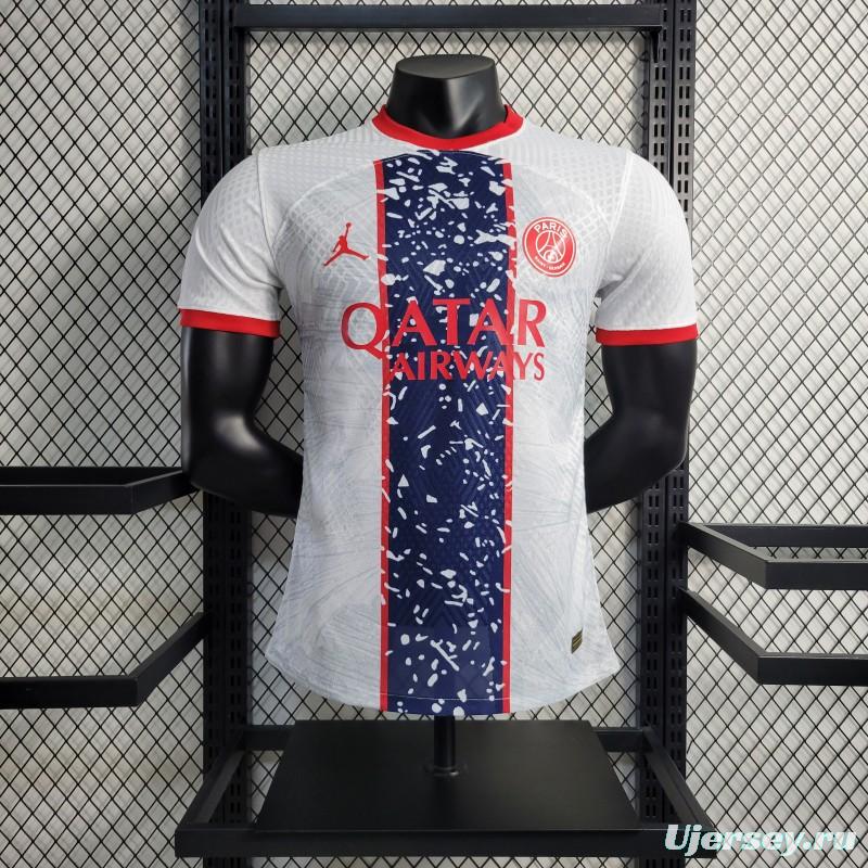 Player Version 23-24 PSG Training White Jersey