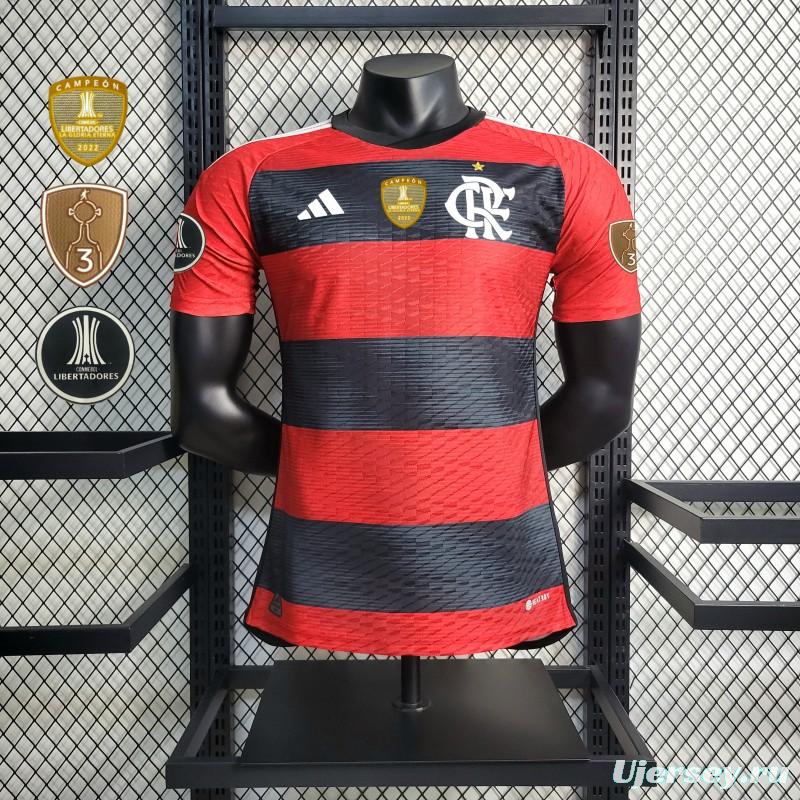 Player Version 23/24 Flamengo With All Sponsors+Patches