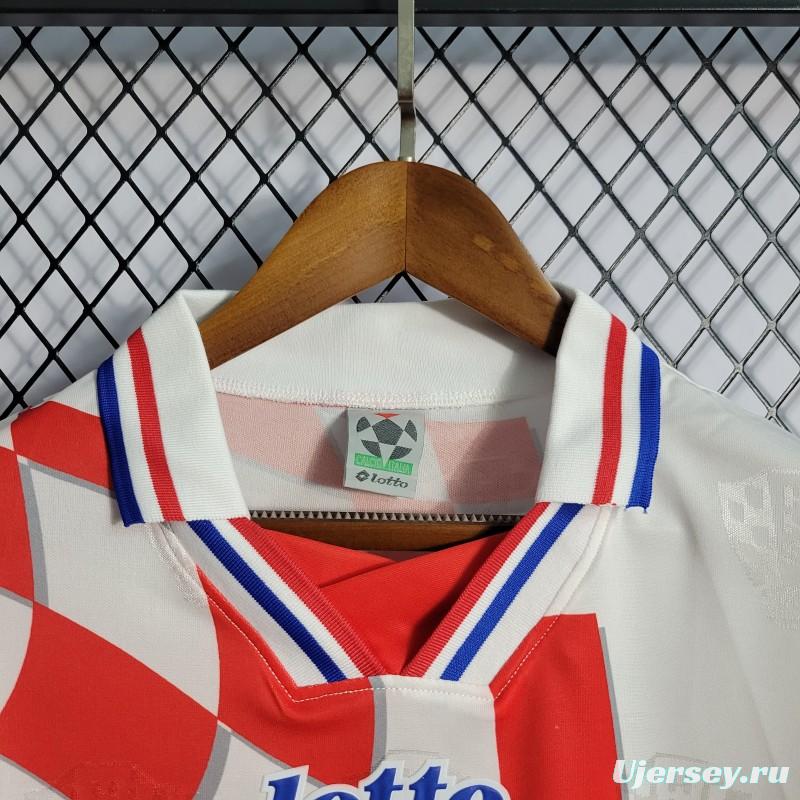 Retro 1998 Croatia Home Jersey