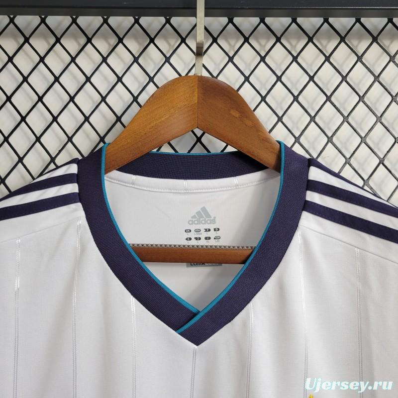 Retro Long Sleeve Retro 12/13 Real Madrid Home Jersey