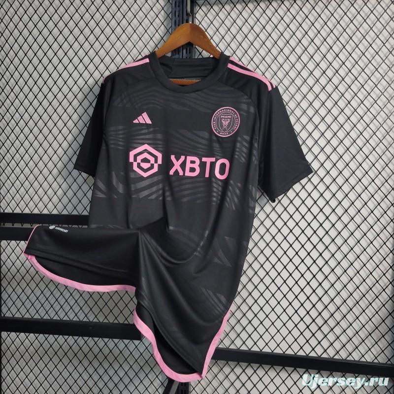 23-24 Inter Miami Away Black Jersey