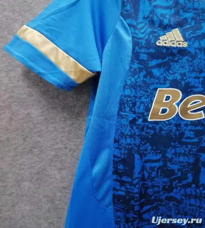 Retro 11/12 OLYMPIQUE MARSEILLE Away Blue Jersey