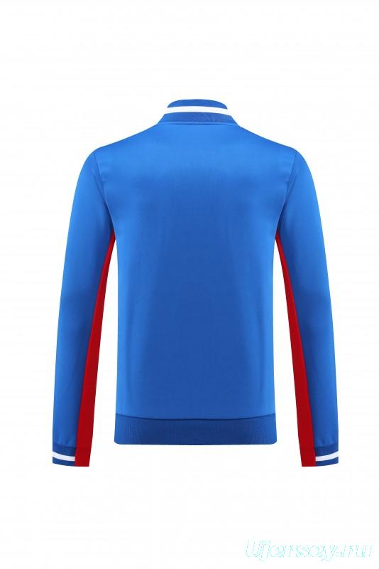 2023 Adidas Blue Full Zipper Jacket +Pants