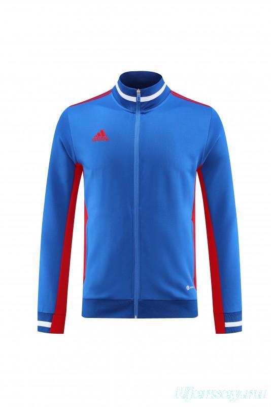 2023 Adidas Blue Full Zipper Jacket +Pants