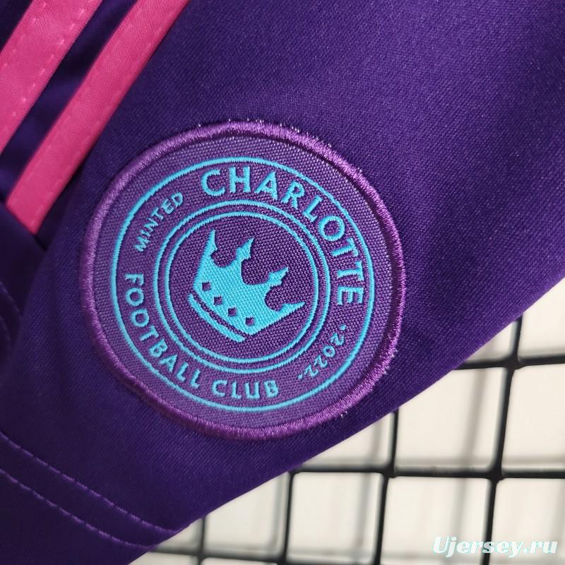 23-24 KIDS Charlotte Away Purple Jersey Size 16-28