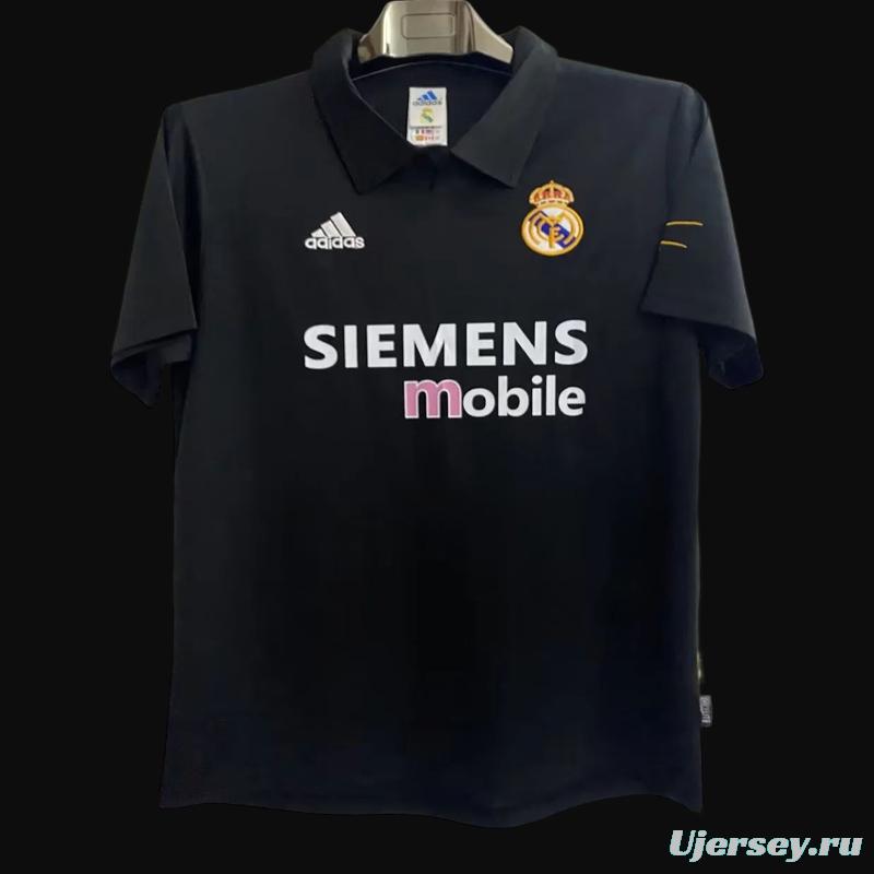 Retro 02/03 Real Madrid Black Century Jersey