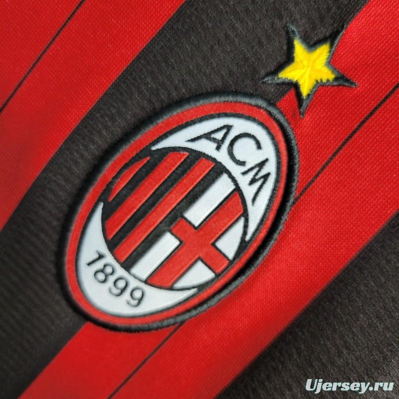 Retro 2013-14 AC Milan Home Jersey