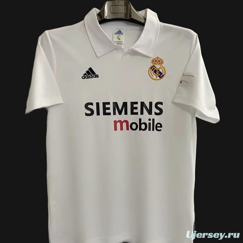 Retro 02/03 Real Madrid Home Century Jersey