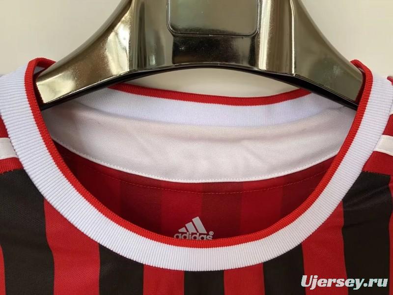 Retro 11/12 AC Milan Home Jersey