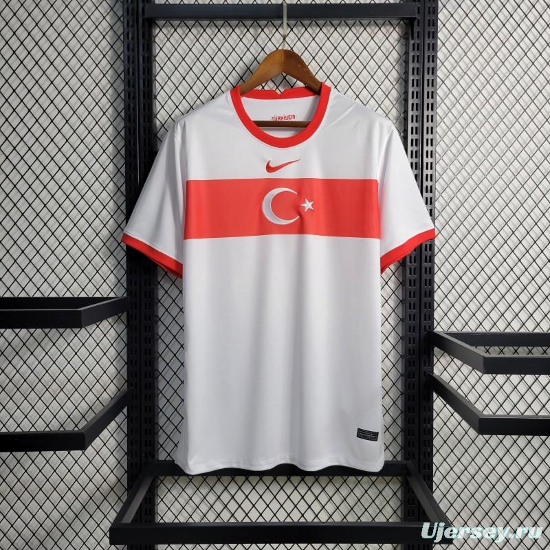 2023 Turkey Away White Jersey