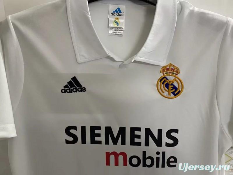 Retro 02/03 Real Madrid Home Century Jersey