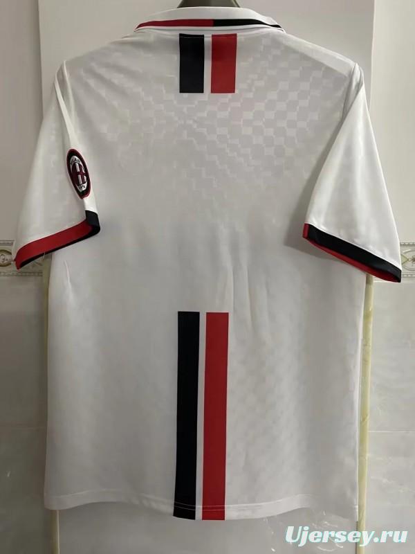 Retro 95/97 AC Milan Away White Jersey