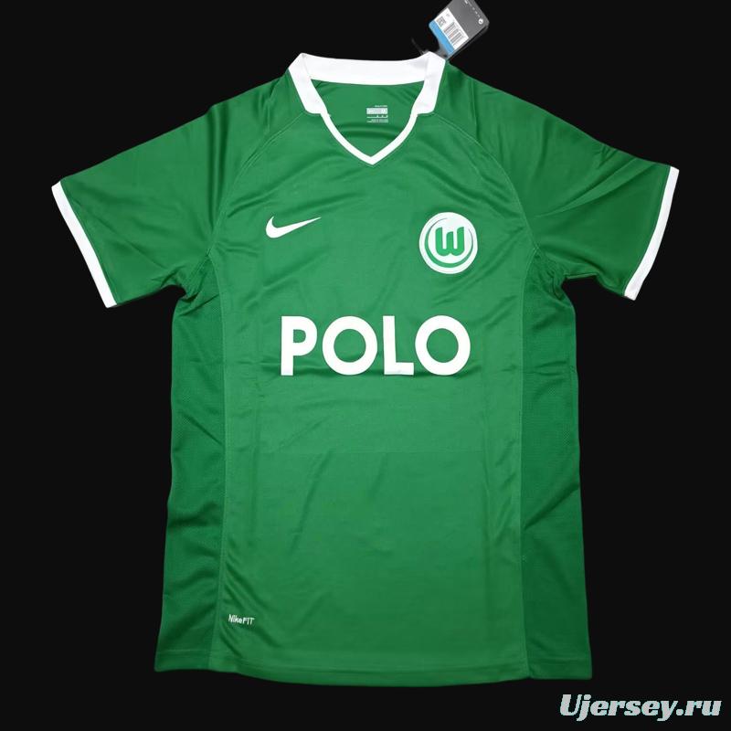 Retro 08/09 Wolfsburg Home Green Jersey