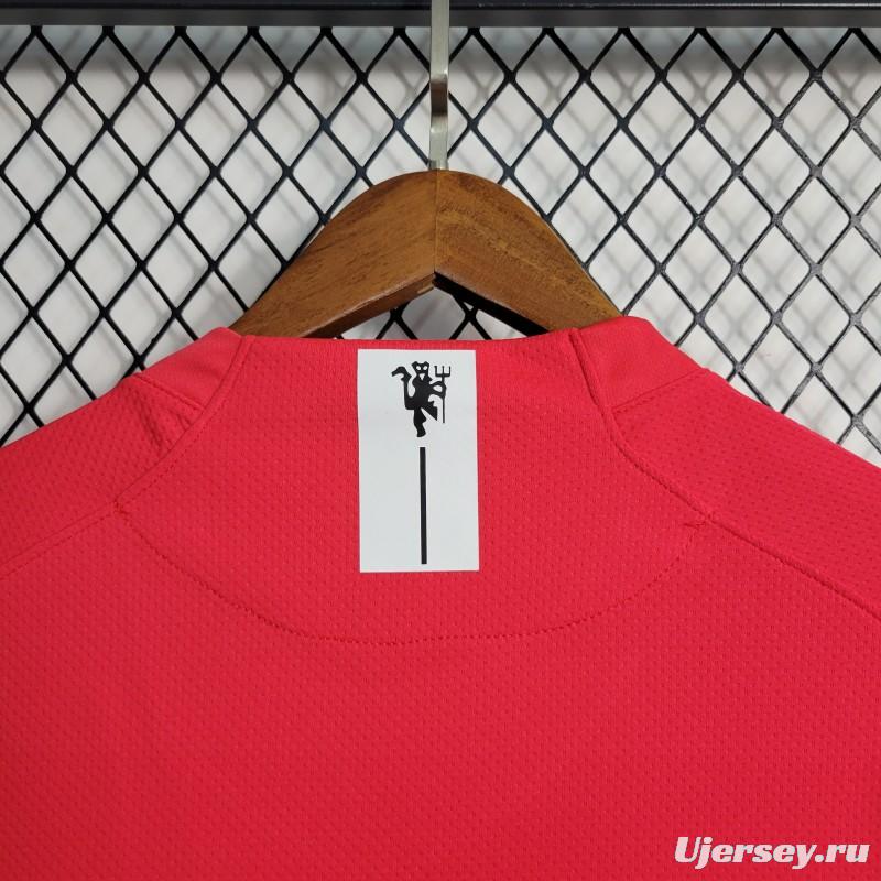 Retro 07-08 Manchester United Champions League Version Home Jersey